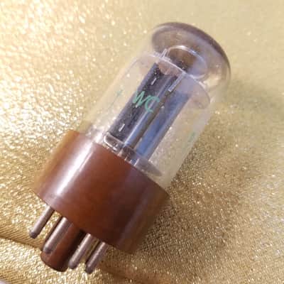 Sylvania JAN-CHS-6SN7WGTA AT1000 TESTED Vacuum Tube military brown base dual triode 1950-1966 image 9
