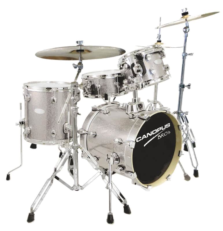 Canopus Bro's SK-16 4-Piece Drum Kit-Platinum Turquoise image 1