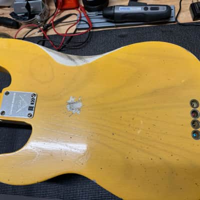 Fender CS Limited Edition 51 Precision Bass 2021 - Nocaster Blonde aged image 5