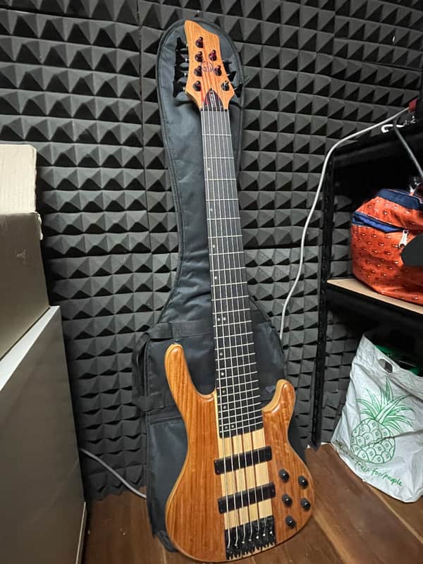 Custom Guitar Workshop 730AL 7 Strings Bass. Neckthrough Active. Made in Korea. image 1