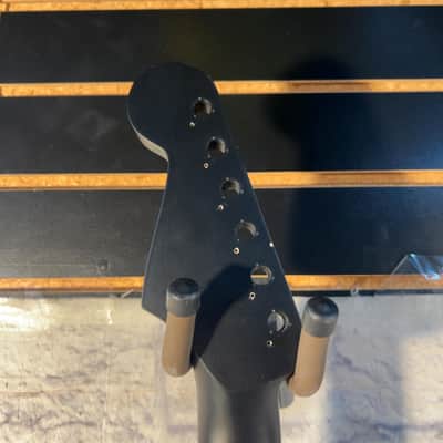 Unknown Strat Style Black 22 Fret Electric Guitar Neck image 8