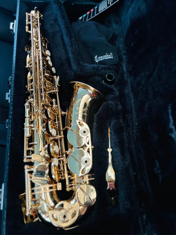 Cannonball Alcazar AA-L (premium student) alto saxophone (serial AL187202)