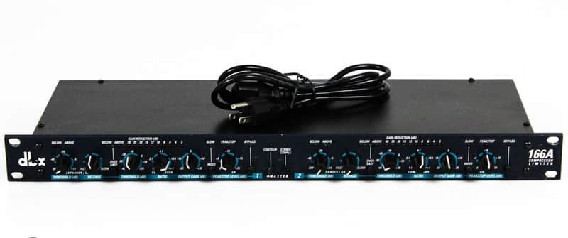 dbx 166A 2-Channel Compressor/Limiter 2010s - Made in USA image 1
