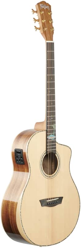 Washburn BTSC56SCE Bella Tono Series Allure SC56S Mahogany Neck 6-String Acoustic Electric Guitar image 1