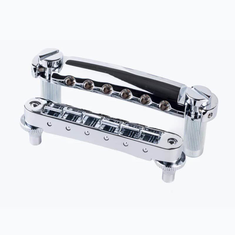 Allparts TonePros LPS02 Nashville Bridge and Tailpiece Set - Chrome image 1