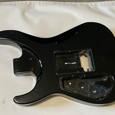 2000's Japan Jackson DKMG Dinky Black Flame Guitar Body Floyd Ready image 13