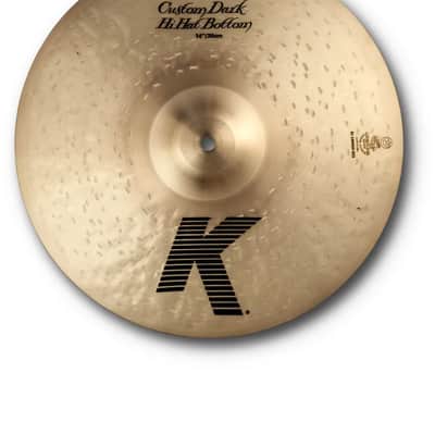 ZILDJIAN K0945 Hi Hats (unité) - 14" K Custom Dark HiHat Bottom image 2
