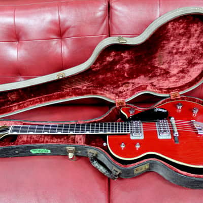 Gretsch G6131 Jet Firebird 1960 Electric Guitar Red W/ Original Case VINTAGE George Harrison period image 9