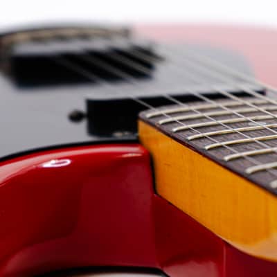 1981 Fender Bullet S-1 Standard Red w/ Integrated Pickguard/Bridge, Designed by John Page, OHSC image 10