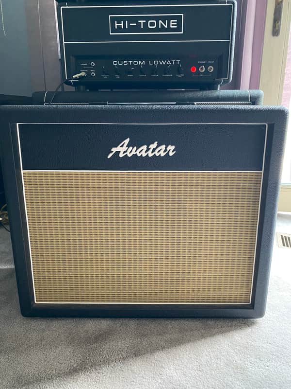 Avatar 1x12 Cabinet with Vintage Hiwatt Purple Fane Speaker and Tuki Cover image 1