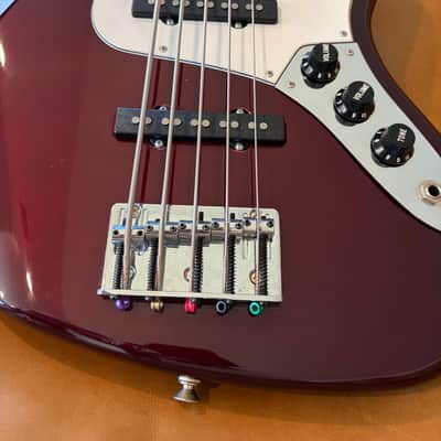 Fender Standard Jazz Bass V 1998 - Midnight Wine image 4