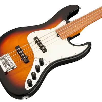 Sadowsky MetroExpress 21-Fret Vintage J/J Bass, Morado Fingerboard, Fretless With Lines, 4-String - Tobacco Sunburst Transparent High Polish image 1