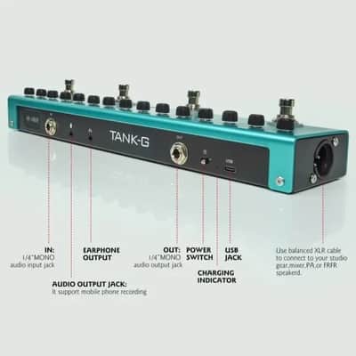 M-Vave Tank-G Guitar Multi Effects Processor Rechargeable Modeling IR Cabinets image 6