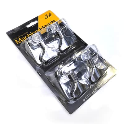 RIGHT HANDED Guitar Anatomy Pro Bass Tuners – 1:18 Gear Ratio Machine Heads for Bass Guitars - Black image 2