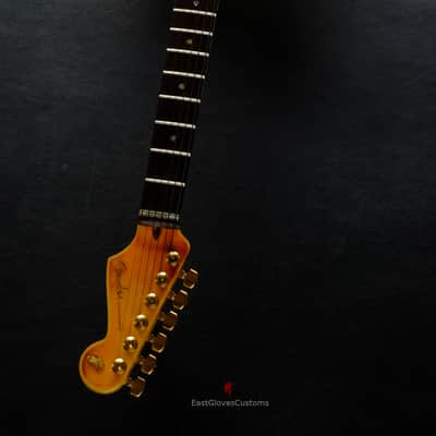 Fender American FSR Deluxe Stratocaster 24k Pure Gold Leaf ‘69 Custom Shop Abigail Ybarra pups Relic image 18