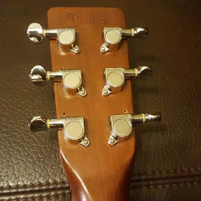 Vintage Alvarez 5022 Handmade In Japan Aged Top Acoustic Dreadnought (Martin Copy) Soft V-Neck image 6