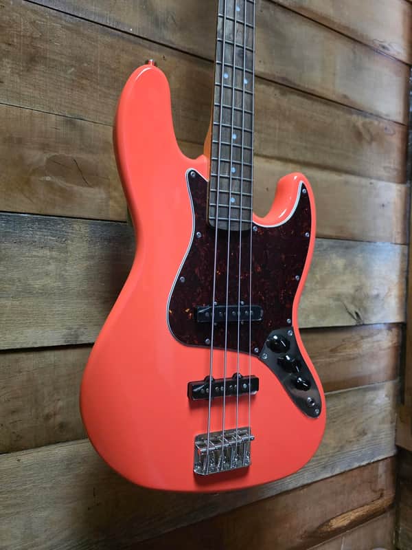 Squier Classic Vibe 60's Jazz Bass - Tahitian Coral image 1