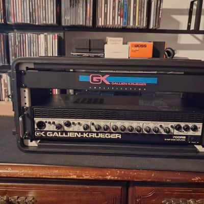 Gallien-Krueger 700RB 450-Watt Biamp Bass Amp Head 2000s In 4U Rack Case image 1