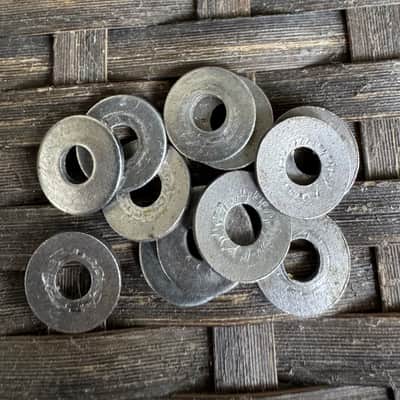 Vintage 1960s Gretsch Snare Drum Lugs (10 pcs) image 9