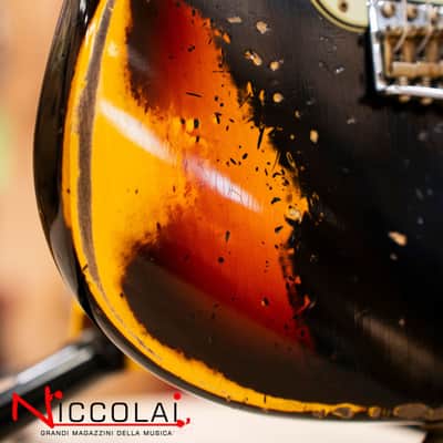 Fender Custom Shop Limited Edition '59 Stratocaster Super Heavy Relic Rosewood Fingerboard Aged Black Chocolate 3 Color Sunburst image 11