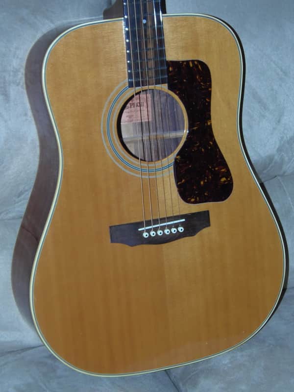 VERY RARE! 1976 Aria Pro II (Guild D50 copy)W/Pick-up*Solid Spruce top-Rosewood B&S*Matsumoku-Japan* image 1
