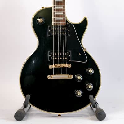 1978 Greco EG1000B Les Paul Custom style Guitar w/ Maxon Pups, Split Diamond Inlay, Gigbag image 1