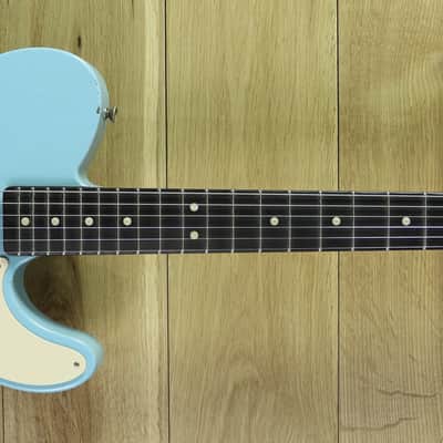 Fender Custom Shop Ron Thorn Masterbuilt 50's Tele Thinline Journeyman Relic P90s Daphne Blue R95417 image 1
