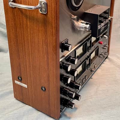 TEAC A-2340 1/4" 4-Track Reel to Reel Tape Recorder 1970s - Silver image 3