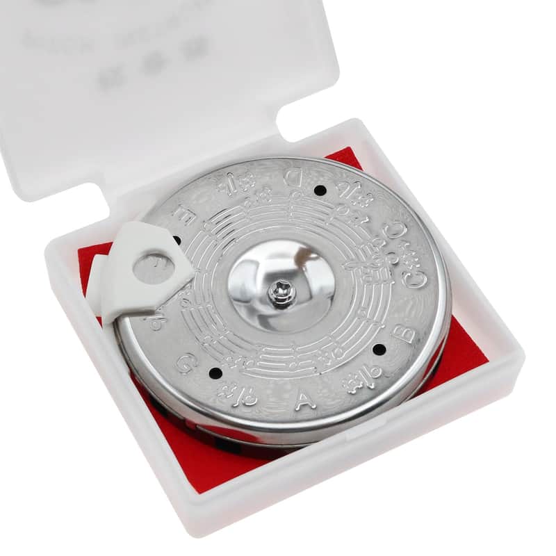 13 Ton Pitch Pipe Sensitive Pitch Pipe Tuner Pitch Pipe for Singers for Guitar Bass Violin Ukulele Chromatic Tuning with Storage Case image 1