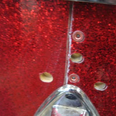 Ludwig 12X16" Concert Tom Late 70's - Red Sparkle image 5