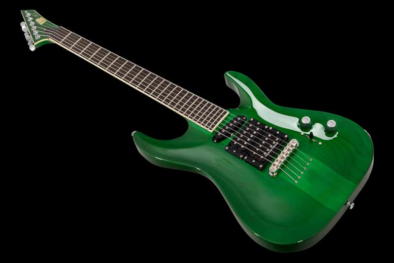 ギター esp stef-6 stephen carpenter model ESP Stephen Carpenter STEF-6 CS STG - See Thru Green - Custom Shop