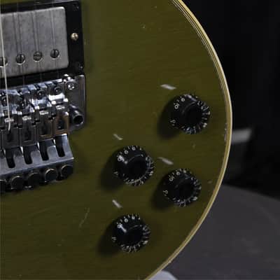 Gibson Custom Les Paul Axcess Custom Floyd Rose - Murphy Lab Heavy Aged Olive Drab image 9