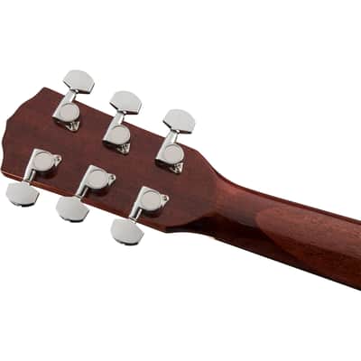 Fender CC-60SCE Concert Acoustic Electric Guitar - Walnut Fingerboard, Natural image 6