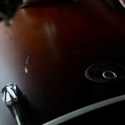 Tama Silverstar Drum Kit in Antique Brown Burst 12/16/22" - 2015 image 11