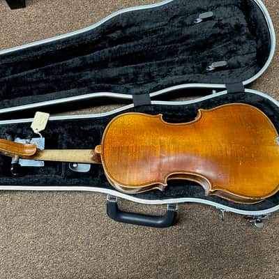 Used Copy of Antonius Stradivarius 3/4 Violin Made in Germany w/ Hard Case image 8