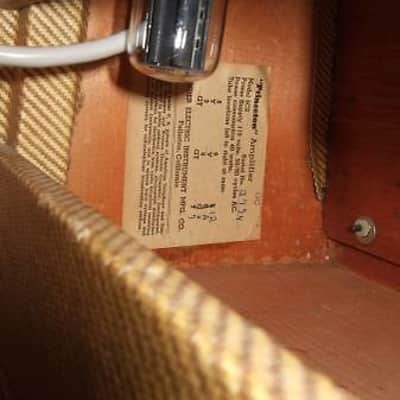 Fender Princeton 5C2 Tweed 1954 image 6