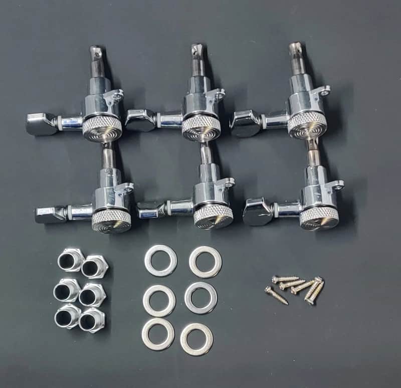 Chrome Locking Tuners Set of 6 image 1