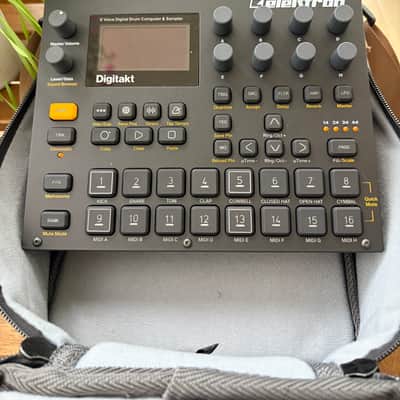 Elektron Digitakt with branded dustcover and branded soft case/bag image 3