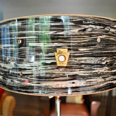 Ludwig Black Oyster Pearl Super Classic 1963-1964 image 19