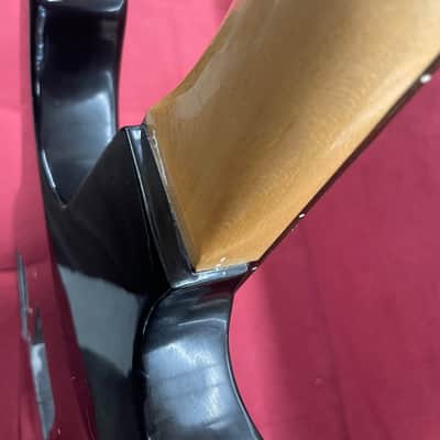 Unknown Set neck Stratocaster Body and Neck Project - Black image 7