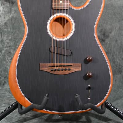 Fender Acoustasonic Player Telecaster Brushed Black w/ FREE Same Day Shipping image 1