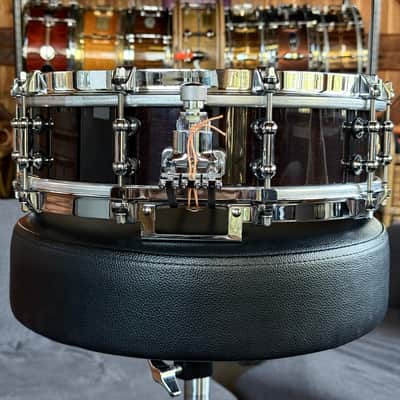 Pearl PHP-1440/101 8-Ply Maple 4x14" Philharmonic Concert Snare Drum 2018 - 2019 - Gloss Walnut image 3