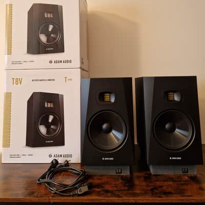 ADAM Audio T8V 8" Active Studio Monitors (Pair) 2020 - 2021 - Black image 4