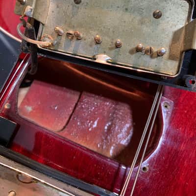 Epiphone Riviera (Japanese Domestic) Vintage 1970s Cherry Vintage Semi-Hollow w/ Hard Case image 23