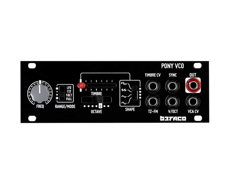 Befaco Pony VCO 1U Analogue Thru-Zero Oscillator image 1