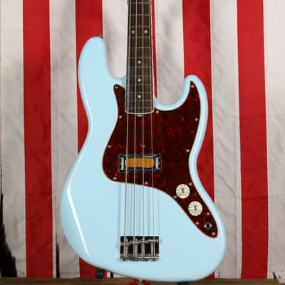 Fender Gold Foil Jazz Bass - Sonic Blue image 1