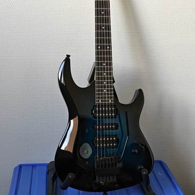 Kiesel Osiris O6X blueburst HSH USA headless carvin tremolo image 7