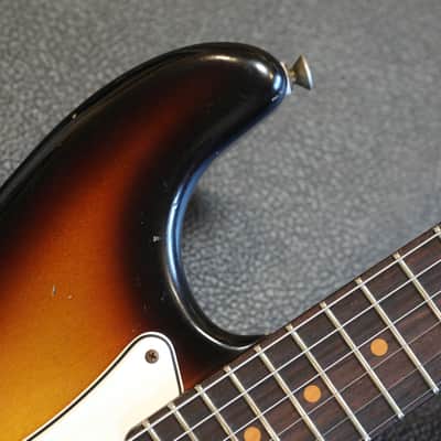 2020 Fender Custom Shop '64 Stratocaster Electric Guitar Relic Sunburst + COA OHSC image 4