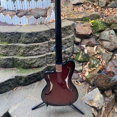Series 10 “Ampeg Scroll” Style Bass 1990’s with Hard Stock Case image 6