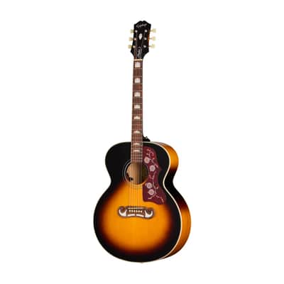 Epiphone J-200 Studio Acoustic-Electric - Vintage Sunburst image 2